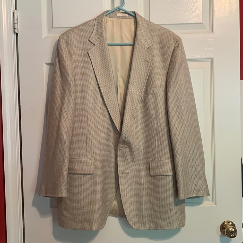 Made in the USA of imported fabric Robt Foxwood Exclusively suit jacket 44/46 R